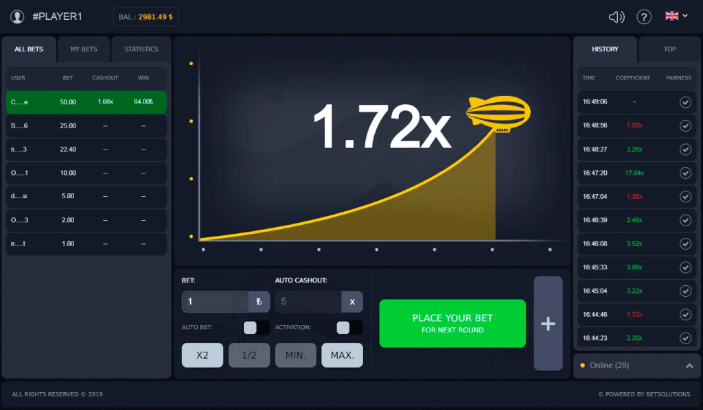 Zeppelin Payouts and Coefficients